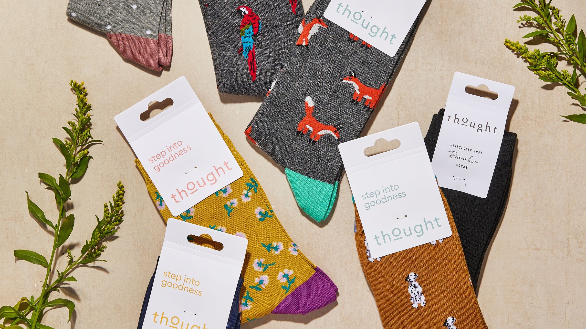 Organic cotton socks Thought