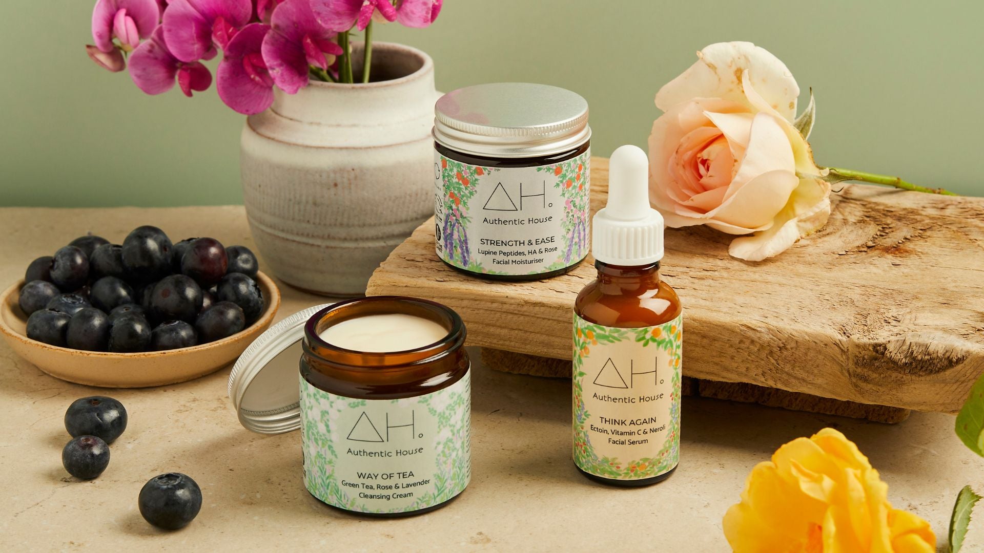 Natural sustainable skincare