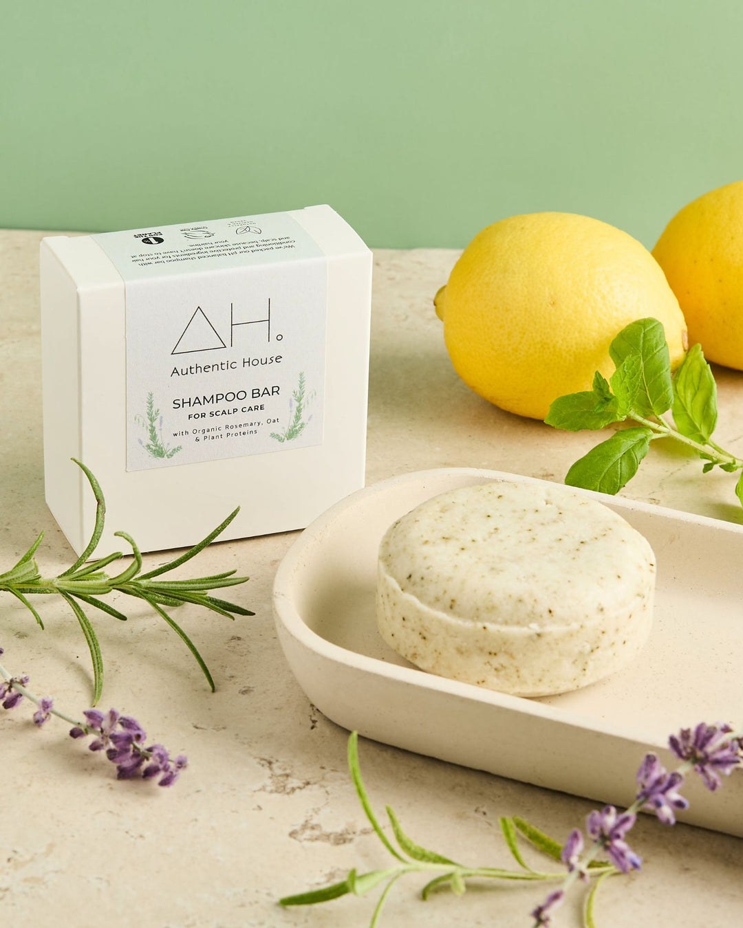 Head to Glow rosemary shampoo bar Authentic House