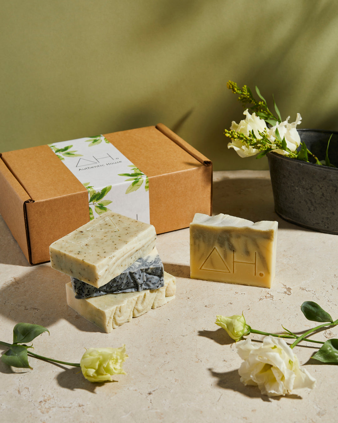 Natural soap gift set