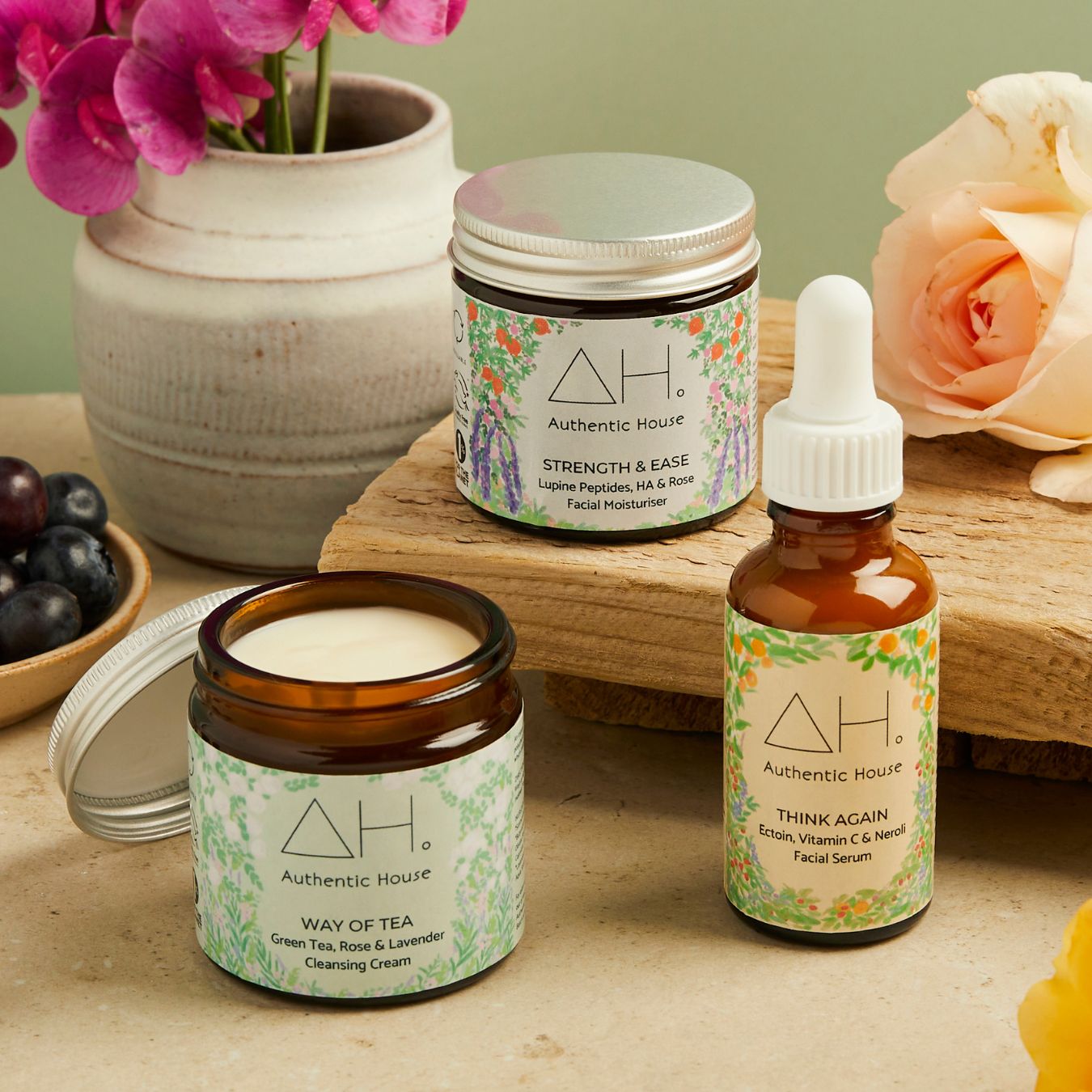 Natural sustainable skincare