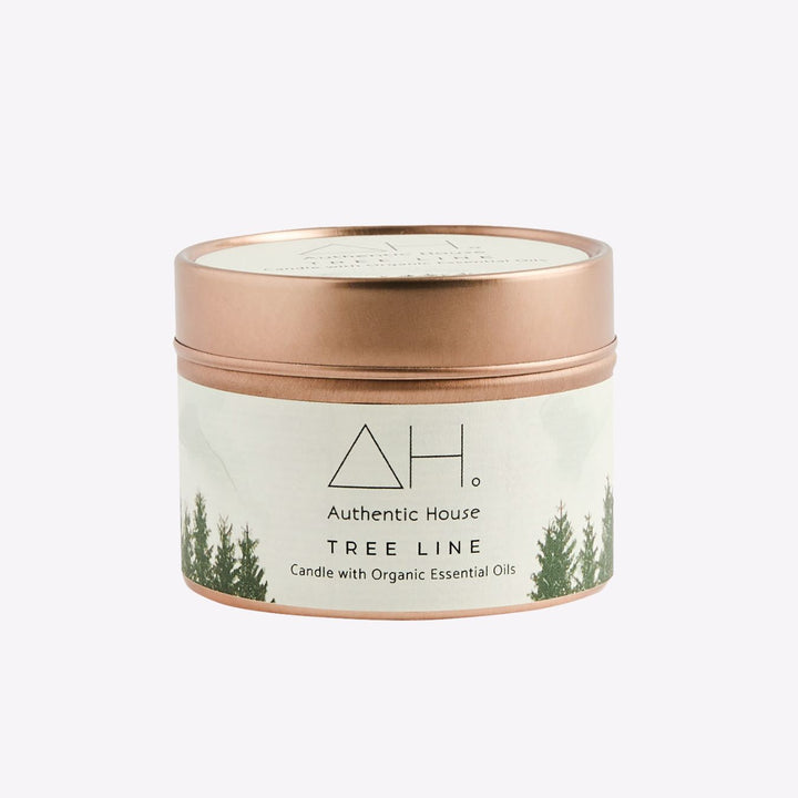 Pine tree scented candle Tree Line Authentic House