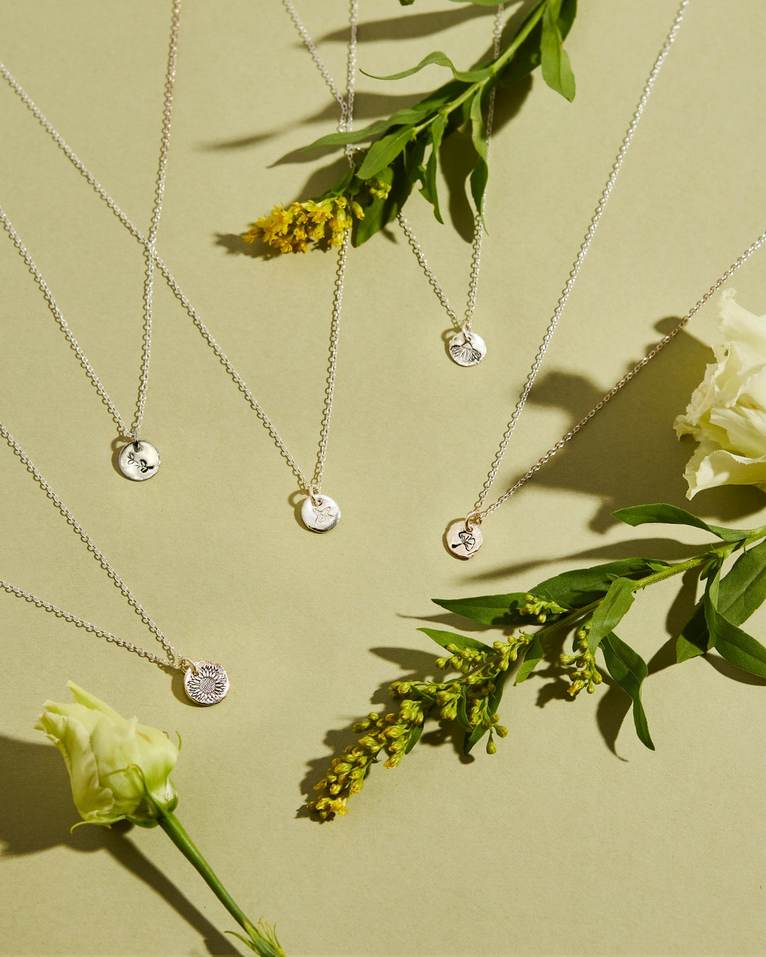 Nature-inspired necklaces
