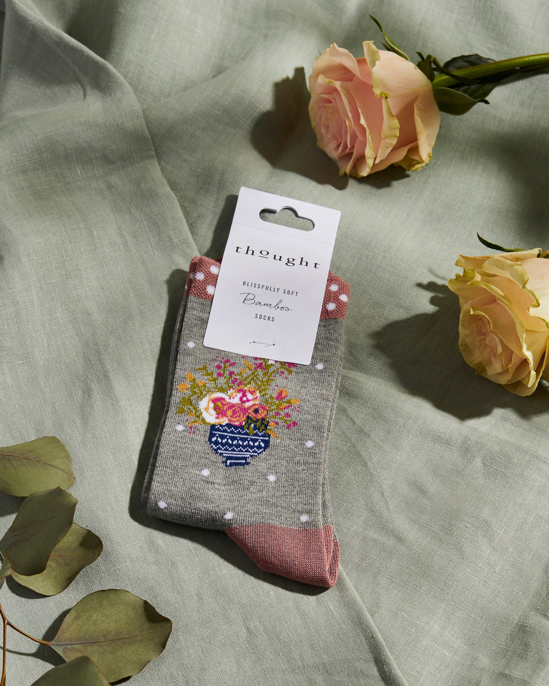 women's floral socks Thought