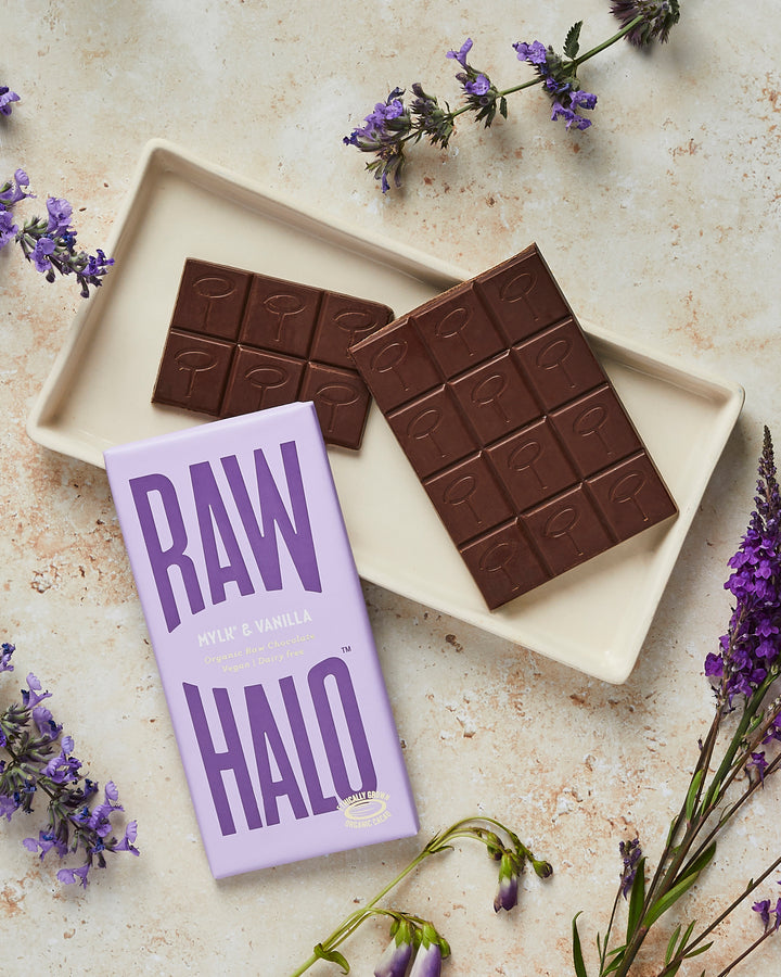 Vegan mylk chocolate Raw Halo