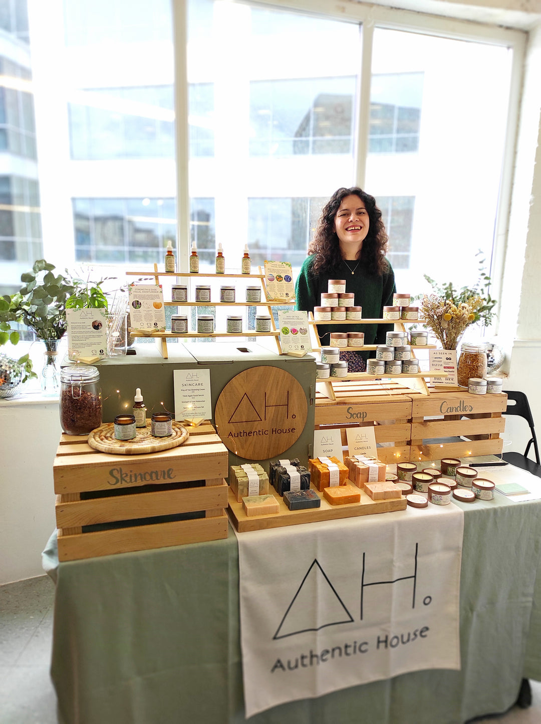 Alice Ojeda at Authentic House Market Stall