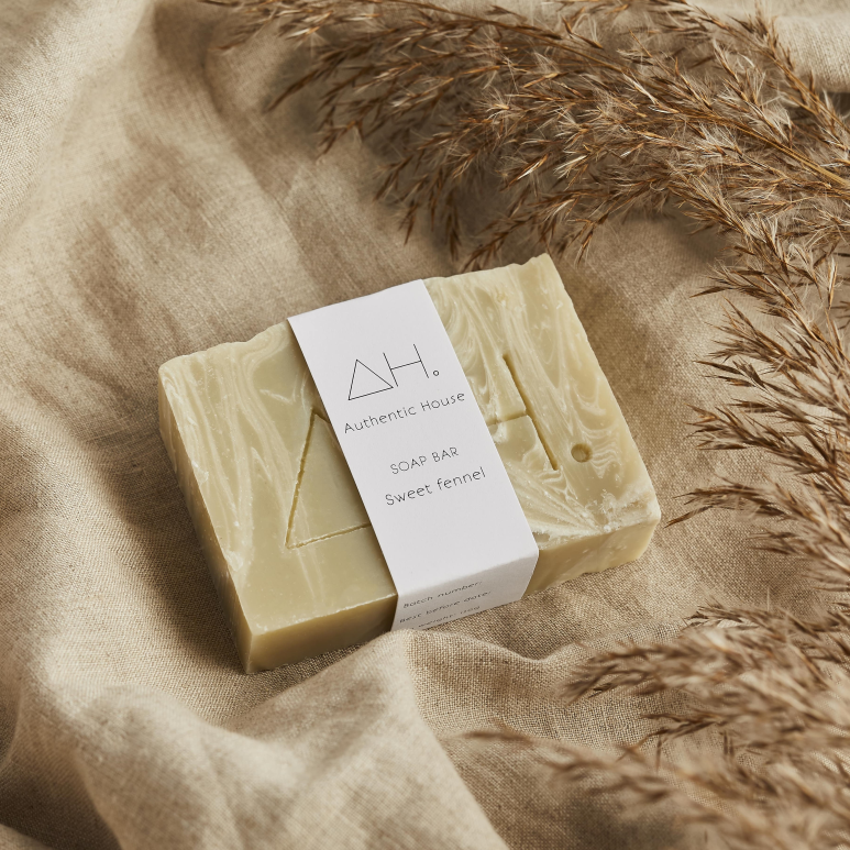 plastic free Sweet fennel soap Authentic House